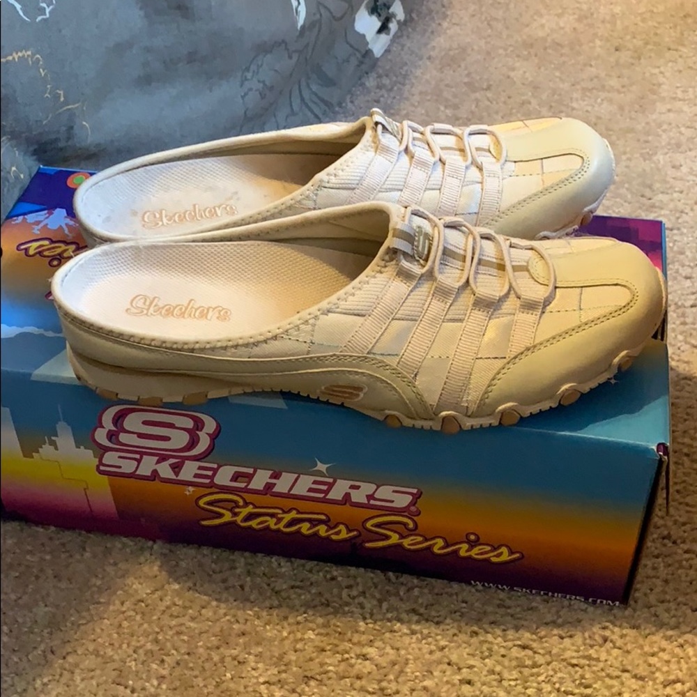 Skechers slide on sneakers